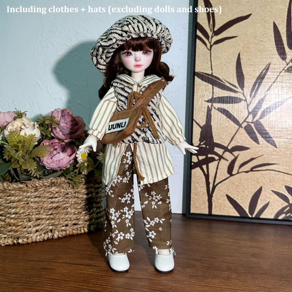 Милый модный 30 см одежда Красивый осенне-зимний стиль 1/6 BJD Набор одежды Свитер Пальто Повседневное платье Подарок для девочки