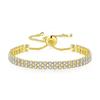 Elegant Women's Zircon Crystal Bracelet - High-End Fashion Jewelry Accessory