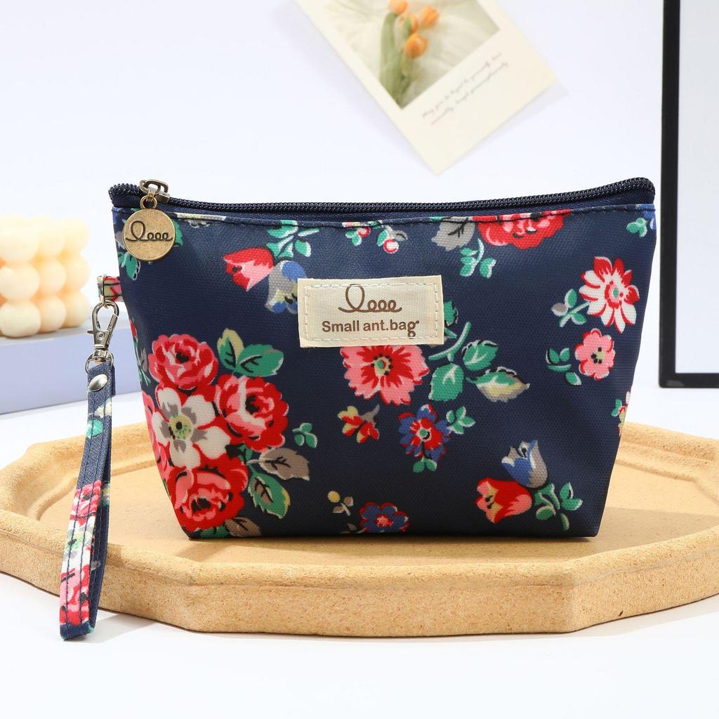 Водонепроницаемая дорожная сумка для макияжа и туалетных принадлежностей с принтом и молнией для женщин