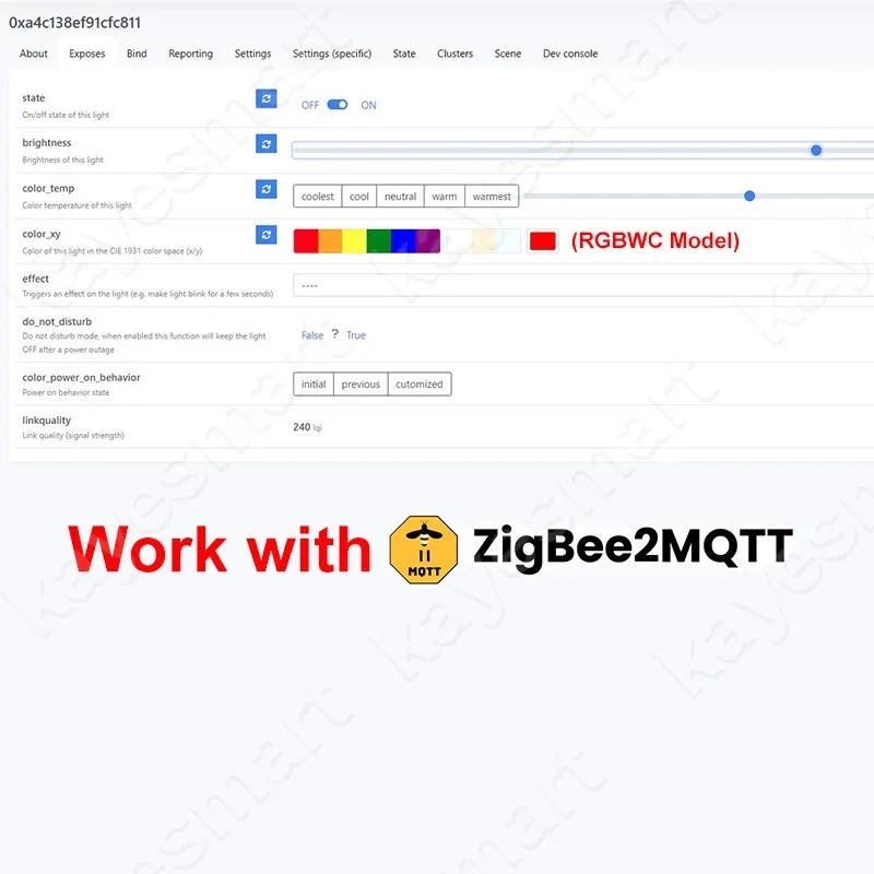 Tuya Умный Zigbee LED Контроллер для Одноцветной RGB CW RGBW RGB+CCT LED Ленты Голосовое Управление через Приложение 12V LED Контроллер Света Alexa