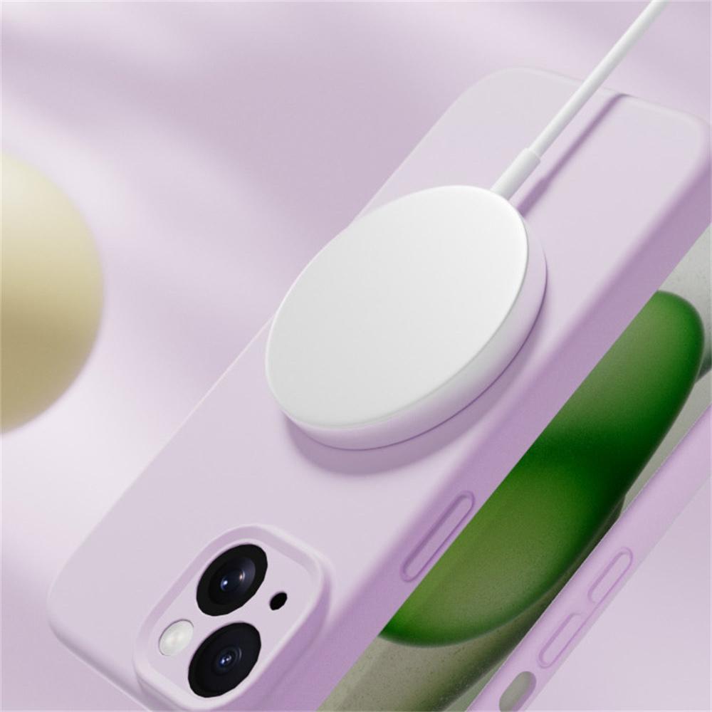 Liquid Silicone Magnetic wireless charging Case for For Iphone 16 Pro Max 15 Pro 14Pro Max 13 12 11 Soft Skin Smooth Cover Bumper