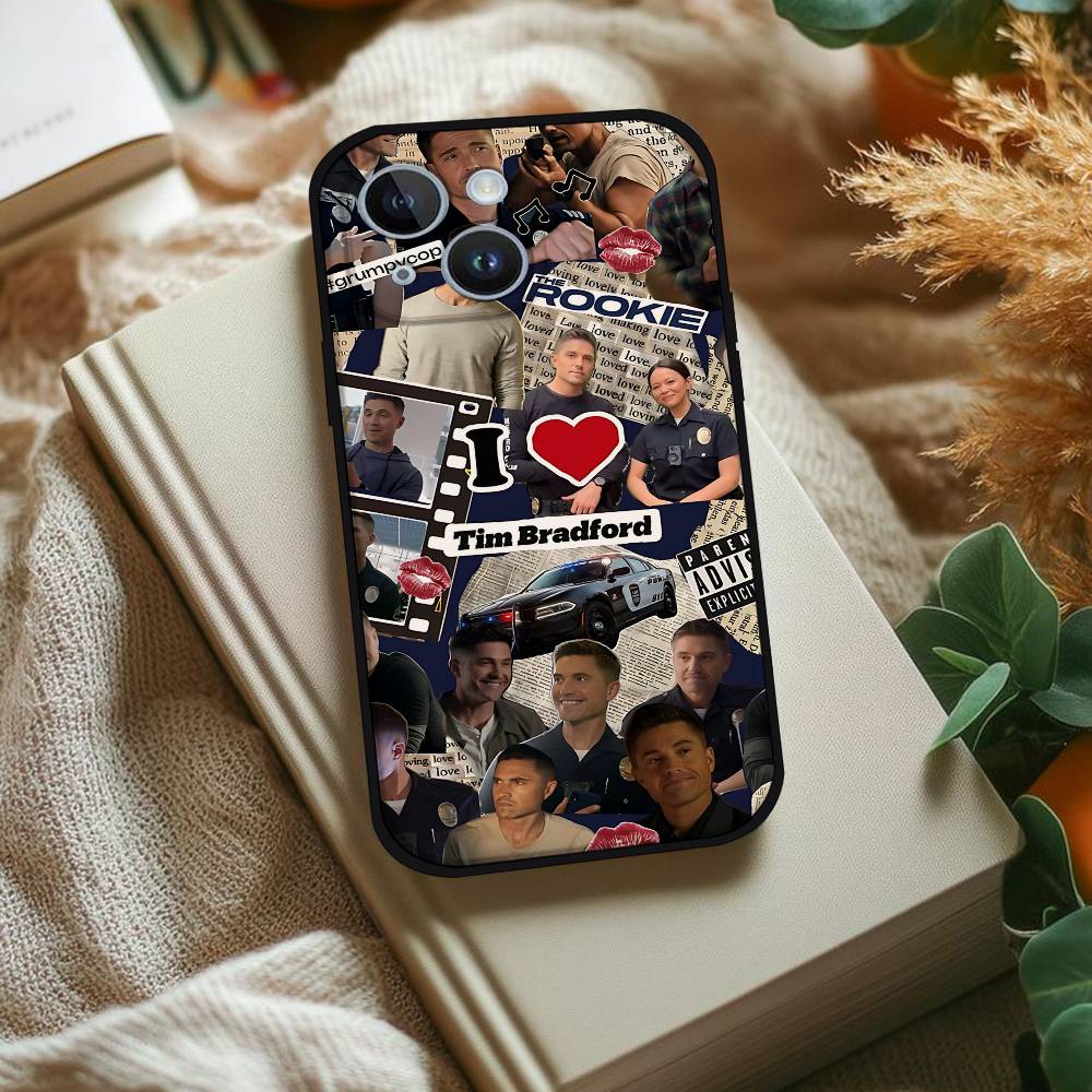 Чехол для телефона Tim B-Bradford Rookied для iPhone 1716 15 14 13 Pro Max 11 12 Mini X Xs XR Черный Силиконовый Чехол