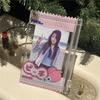 1 Piece 3-Inch Idol Photo Card Protective Cover Card Holder Chain Candy Bag Ins Card Holder Transparent Photocard Holder