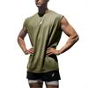 Training Wear Tank Top Shirt Sleeveless U Neck Sweat Absorbent Quick Drying Inner Underwear [LUONAIMEN] Men's