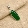 Довольно граненый зеленый оникс драгоценный камень ручной работы из стерлингового серебра 925 пробы ювелирный кулон для свадебного подарка