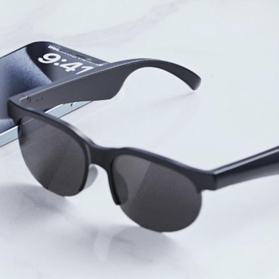 Bluetooth-compatible Smart Glasses Earphone Waterproof Ultralight Stable UV Protection Wireless Sunglasses with Earphones