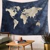 Акварельный гобелен с картой мира, абстрактное искусство, живопись, настенный гобелен, пляжное одеяло, коврик для йоги, прокладка
