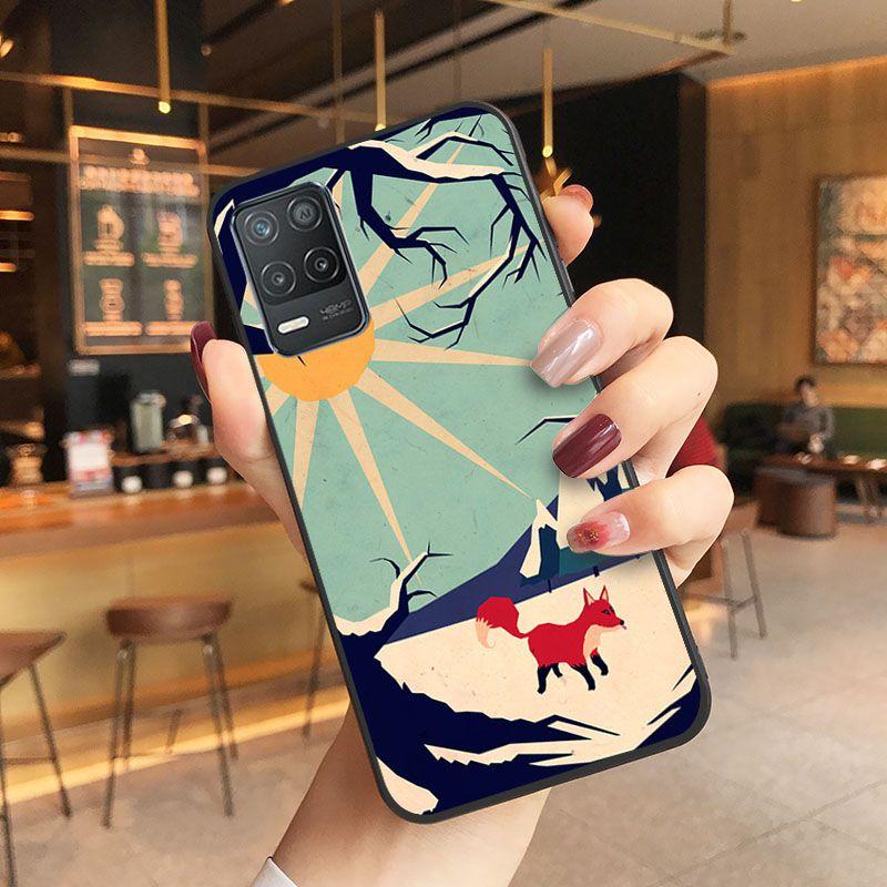 Чехол Funda Fox Soft Shell для телефона для oppo Realme 8Pro 6PRO 6i 7pro 9i 9pro C11 C21Y C21 C25Y C25S C3 Q3S XT, чехлы