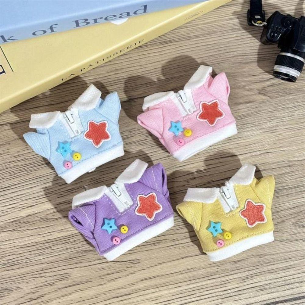 Dress Up Idol Doll Clothes DIY Clothing Plush Toy Clothes 10cm Cotton Doll Clothes Toy Accessories