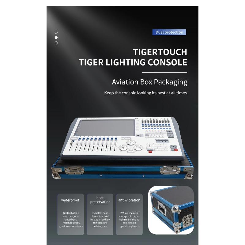 Tiger Touch 2 DMX Stage Light DJ Equipment System11.1/16 Intel I7cpu Tiger Touch Ll Console For Disco Party Moving Head Light Pa