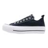 Converse Chuck Taylor All Star Lift Slip Ox Черные Женские Кроссовки Белые 563456C
