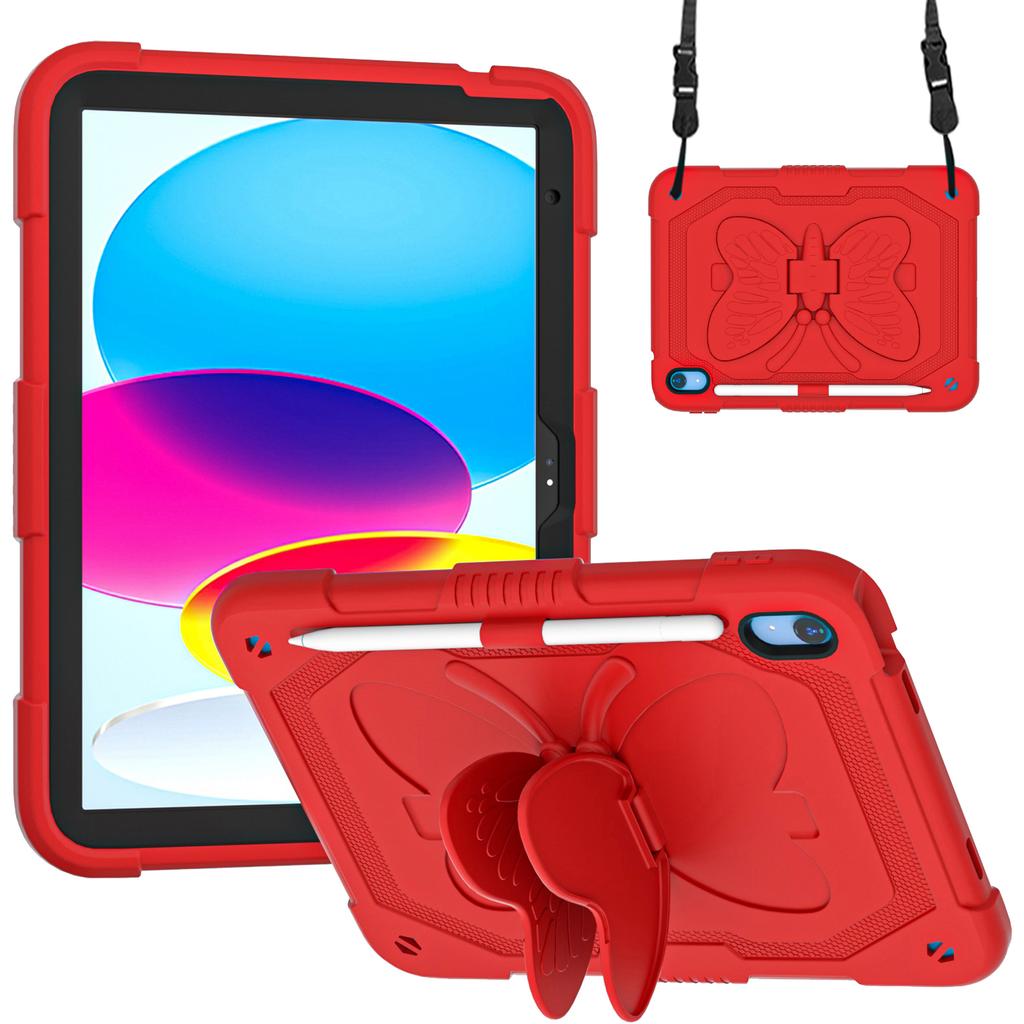 Butterfly Case For iPad 10.2 7 8th 9th Gen Kids Butterfly Cover For iPad Pro 10.5 11 Air 2 3 4 10.9 Mini 6 9.7 Case