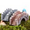 2Pcs Retro Arch Bridge Fish Tank Aquarium Micro Landscape Miniature Ornaments