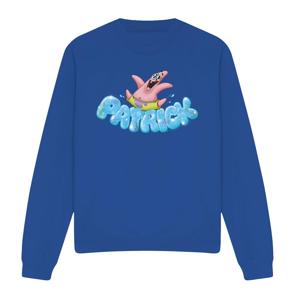 SpongeBob SquarePants Unisex Adult Happy Go Lucky Patrick Star Sweatshirt