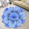 Baby Crawl Special-shaped Flower Carpet Peony Pastoral Blanket 60x60cm Magnolia Door Gasket Living Room Tea Table Bedside