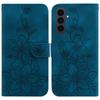 Чехол-подставка для Samsung Galaxy S25 FE, кожаный чехол для телефона с оттиском лилии и ремешком на запястье