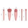 Portable Pink Five-piece Makeup Brush Set Soft Fur Skin-Friendly Foundation Brush Eyeshadow Brush Lip Brush Multi-functional Long-lasting Makeup