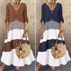 New Women Cotton Sleeveless O-Neck Summer Vintage Print Long Dress