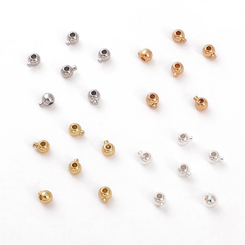 Медная круглая позиционирующая пряжка-рыболовная леска для изготовления украшений своими руками 1 шт.