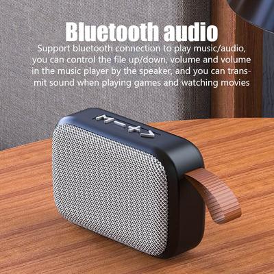 Тканевый динамик Беспроводное соединение Bluetooth Портативный спорт на открытом воздухе Аудио Стерео Поддержка Tf-карта Может искать радиостанции Мини-динамик Bluetooth