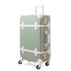 Cute Carry Case Retro Suitcase Trunk Case School Trip Quiet Four Wheel Handmade Cute Carry Bag [Uniwalker] Carry-on