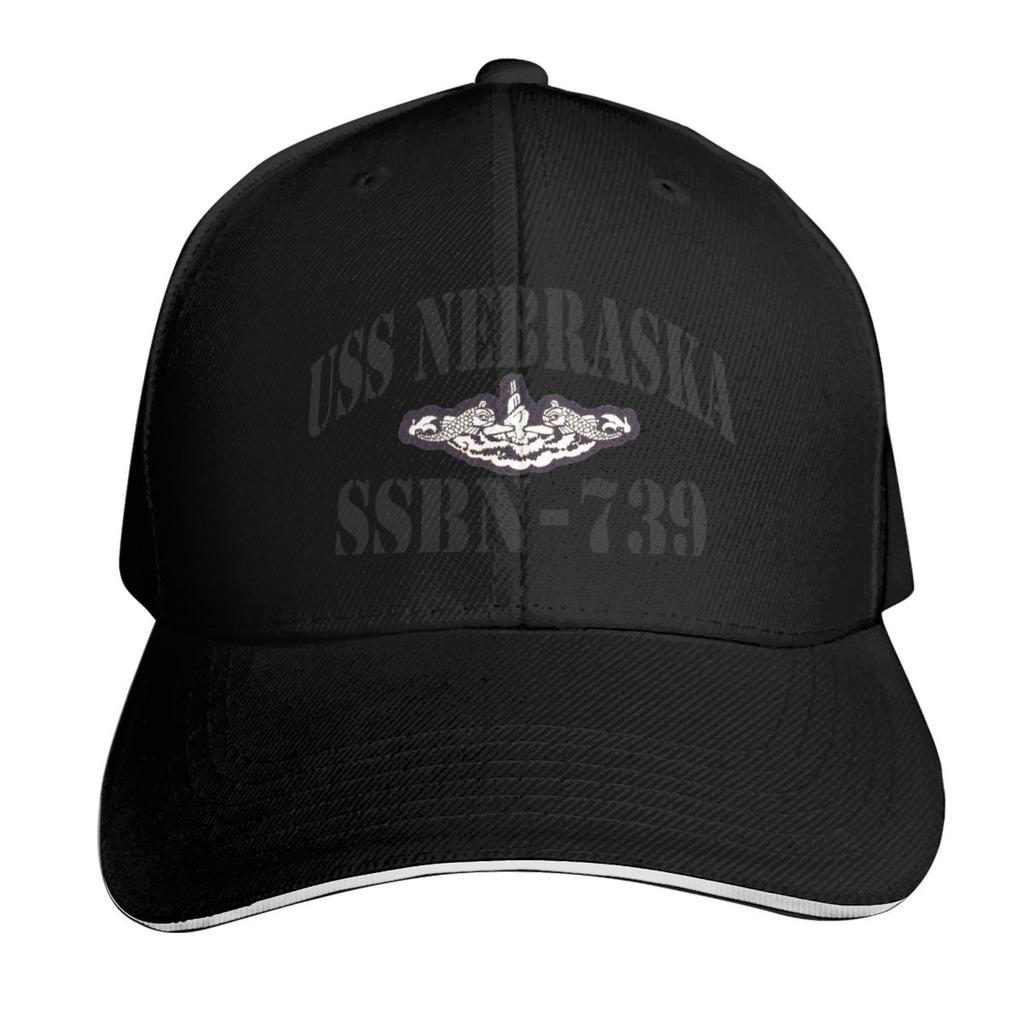 USS NEBRASKA (SSBN) SHIPS STORE Baseball Cap sun hat dad hat Beach Hat Beach Unisex Golf Wear Womens