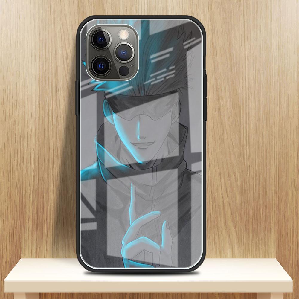 Стеклянный чехол Jujutsu Kaisen для Apple iPhone 14 13 Pro 11 12 7 8 Plus SE 2022 XR X XS Max 6 6S, закаленный чехол для телефона