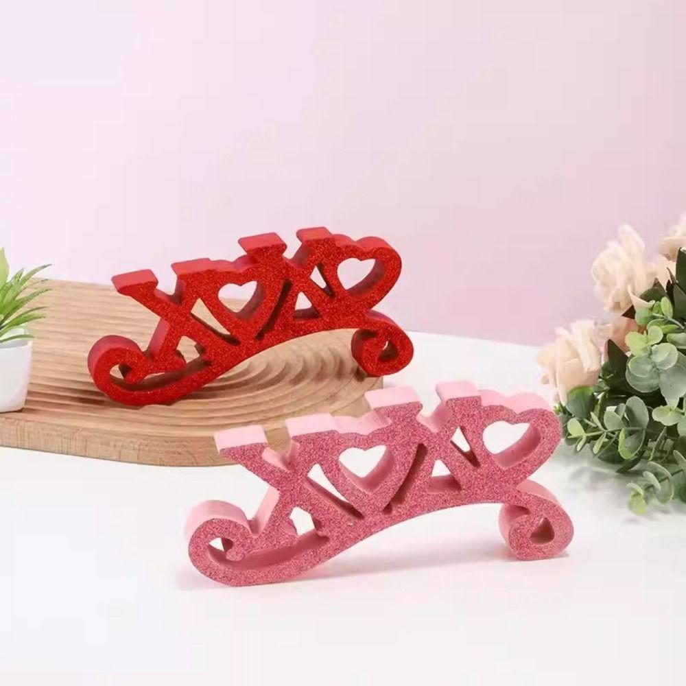 Wooden Valentine's Day Ornaments Handmade Valentines Day Gifts Home Offices Accessories
