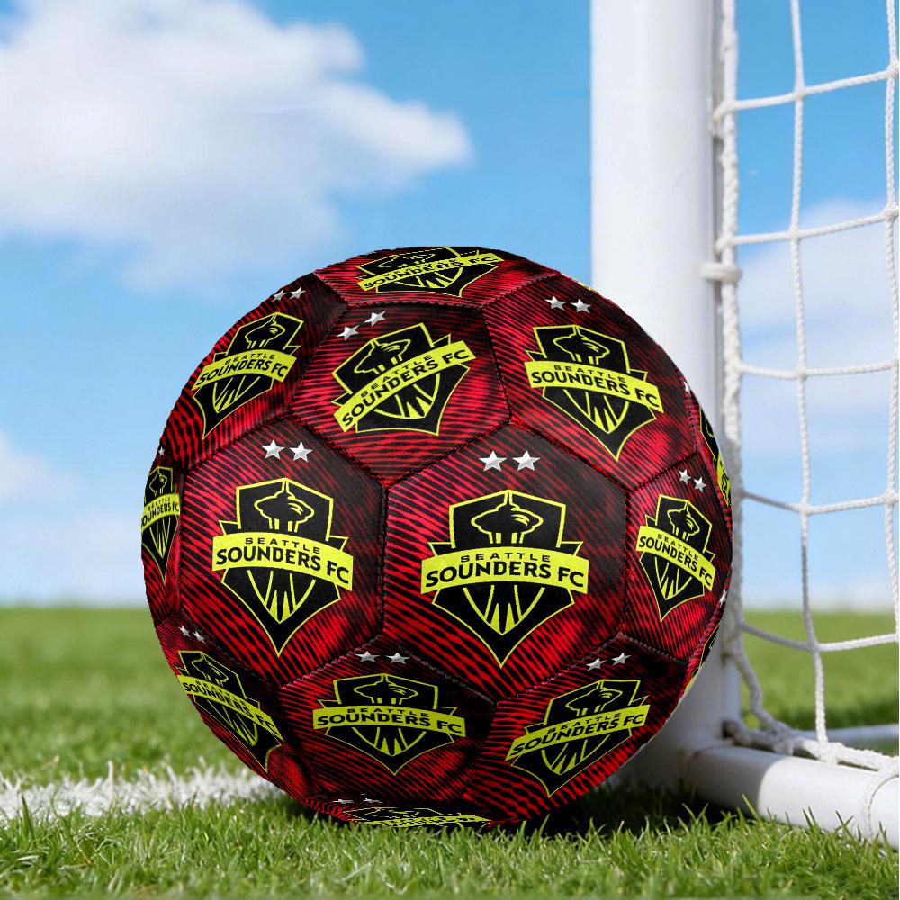 Fc Crest Design Printed Size 5 Soccer Balls, High-Quality, Anti-Slip, Protective Football, A Unique Gift , Birthdays, Christmas Gifts