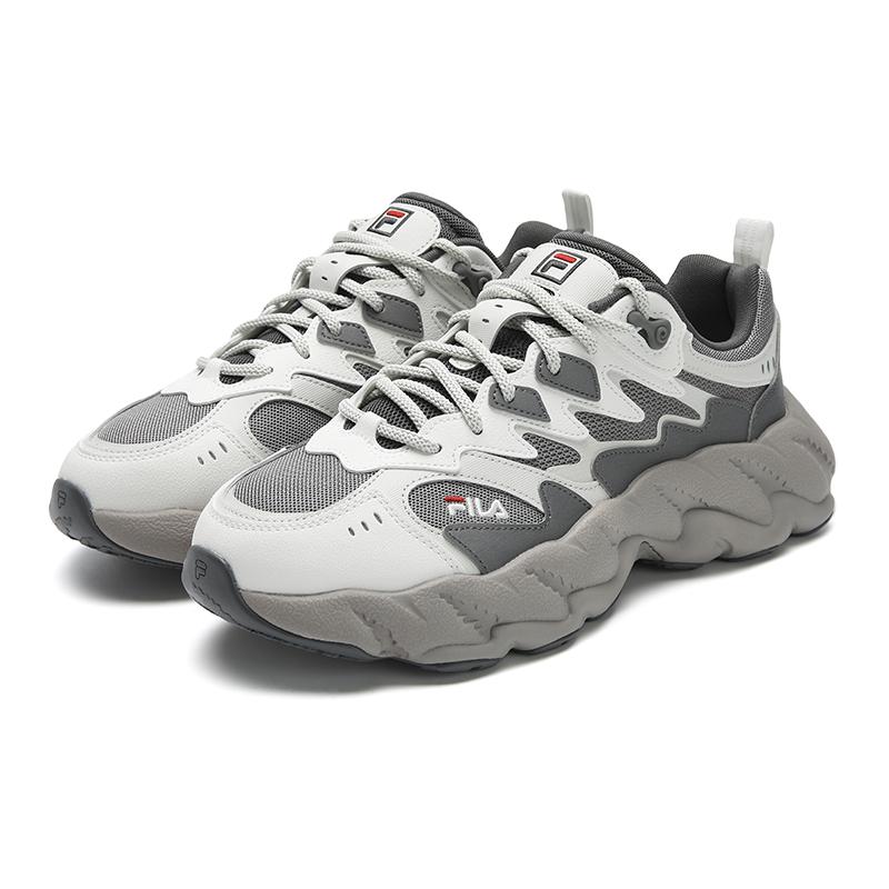 FILA FERN 2 Abrasion Resistant, Breathable, Lightweight Low top Casual Shoes Men's Gray White F12M541135FEC