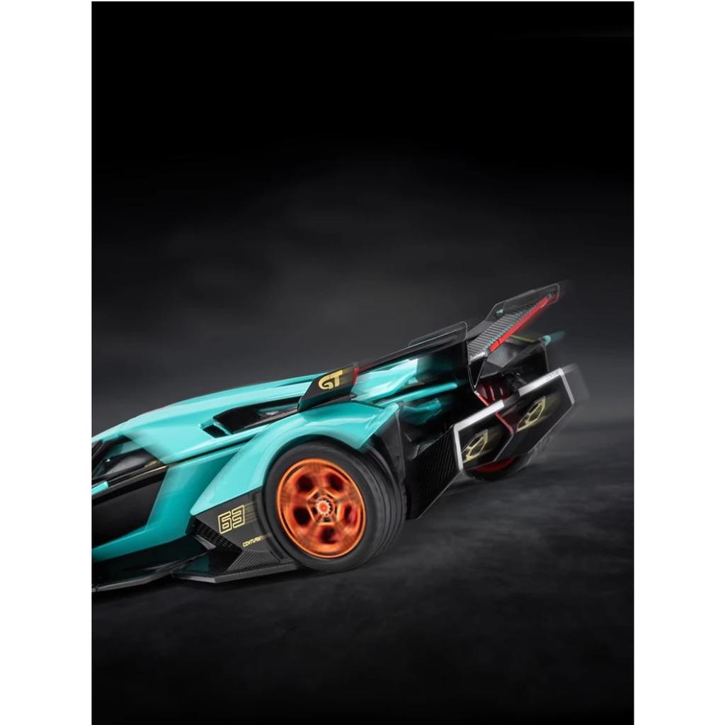 1/32 Lamborghini V12 Vision GT Gran Turismo Суперкар Сплав Модель Машины Литой Звук и Свет Игрушки Детский Транспорт Подарки для Детей