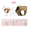 Explosion-Proof Tactical Dog Vest with Chest Harness for Large Dogs