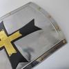 Templar Cross Shield, Medieval Heater Shield, Medieval Knight Cross Shield, Medieval Crusader Shield, Role Play Shield, Wall Décor