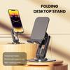 Aluminum Alloy Phone Holder 360 Rotatable Non-slip Foldable Heavy Duty Desktop Tablet Mobile Phone Stand Phone Accessories