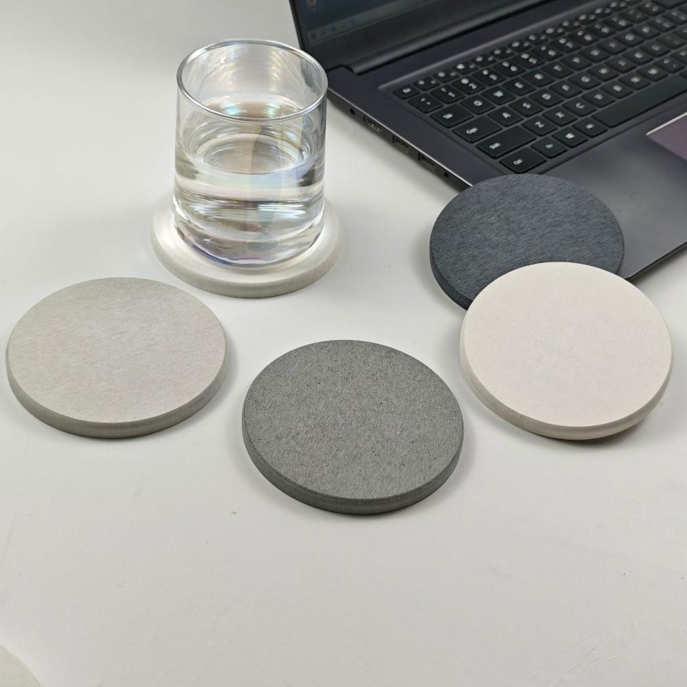 Quick Drying Heat Resistant Mat Thickened Water Absorbent Coaster New Diatomite Coaster Bathroom