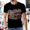 Tops Men's T-shirts Vintage Car Design Harajuku Sportswear 2022 New Short Sleeve Luxury Fashion Hot O Neck Tracksuit Street Tees