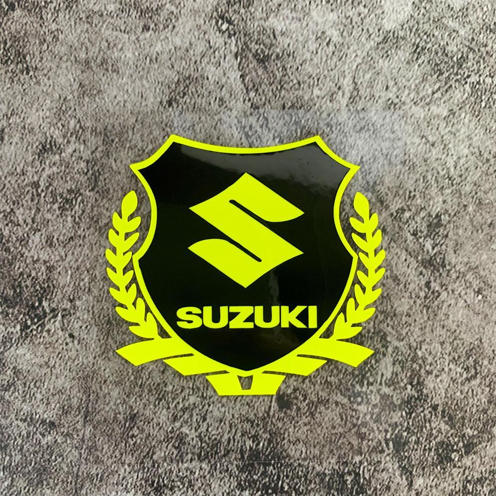 Suzuki Светоотражающие наклейки для мотоцикла, окна, ветрового стекла, шлема, топливного бака, багажника, детали для модификации, наклейки на кузов автомобиля, декорация