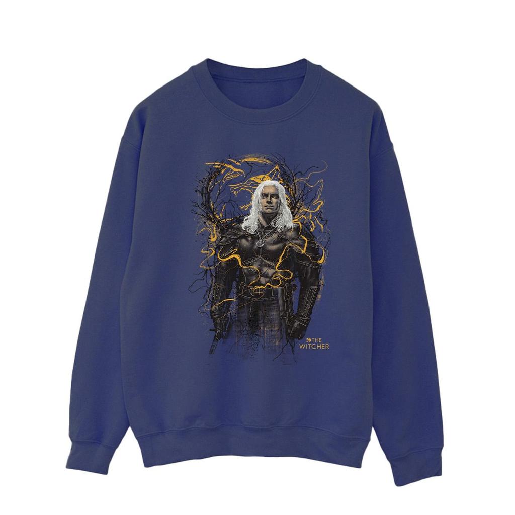 Netflix Mens The Witcher Wolf Sweatshirt
