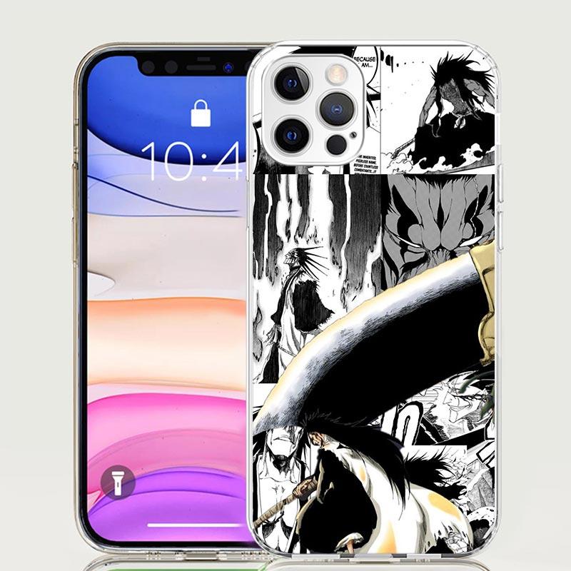 Чехол для телефона Bleach с изображением Зараки Кенпачи для iPhone 17 Air 16 15 Plus 11 14 Pro Max 13 Mini 12 7 8 + SE Узор Арт Индивидуальный чехол 17
