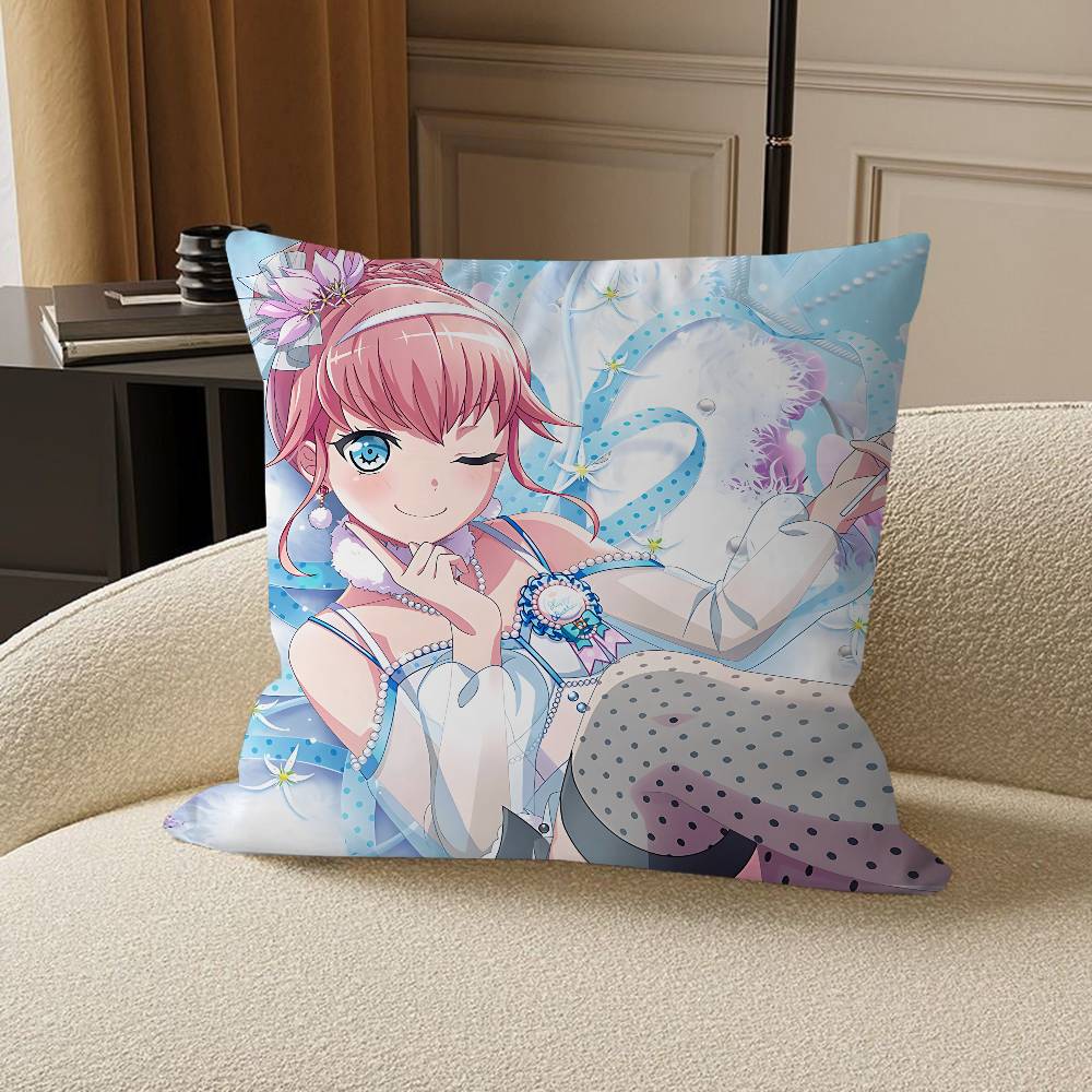 BanG Dream-Tamade Chiyu Maple Design Cushion Cover Happy Autumn Harvest decor Holiday Decorati Pillow Cover