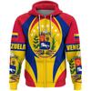 Hoodies 3d Printed Venezuela Flag Zipper Sweatshirts Men Women Hooded Oversized Hoodie Kids Zip Up Sweatshirts Tracksuits Coat