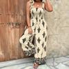 Women's Summer Elegance Sleeveless Printed Boho Romper