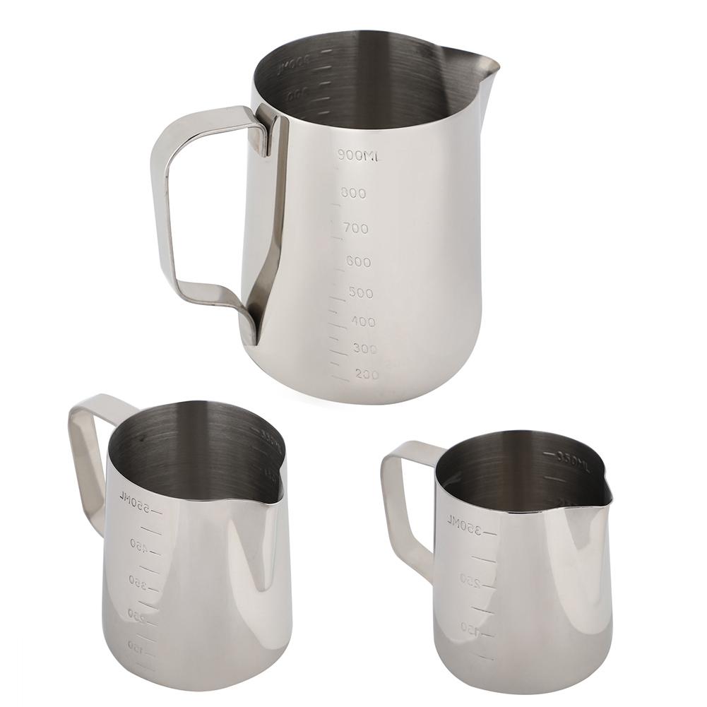 Кувшин для кофе Кувшин для вспенивания молока Кувшин для кофе из нержавеющей стали Мерный стаканчик для кофе Кувшин для кофе Кувшин для вспенивания молока Кувшин для эспрессо-латте