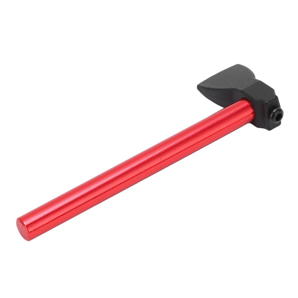 RC 1:10 Scale Metal Simulation Axe Decoration Tool for Axial Scx10 RC Crawler CarRed Black