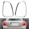 2x For 07-14 Mini Cooper R56 R57 R58 R59 Rear Tail Light Cover Trim Bezel Silver