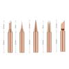 5PCS Soldering Iron 900M Soldering Iron Head Set Inside Hot Bare Copper Electric Soldering Iron Tip