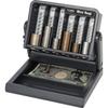CARL Mini Cash Register Simple Register Coin Counter Coin Storage Box MR-2000