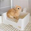 Umi Rabbit Litter Box: Large/Medium, Three-Rain Design, Extra Large, Anti-Tipping, Anti-Splash Urine Control Rabbit Toilet.