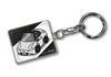 Custom Keychain for Toyota Roadster Black Silver Car Color [MKJP] ND, Base,