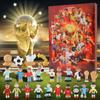 2024 Countdown Advent Calendar Soccer Kit, 24 Days Building Advent Calendars Soccer Party Favors Sports Birthday Christmas Supplies